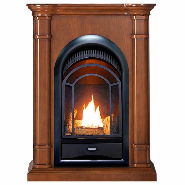 Procom Dual Fuel Ventless Gas Fireplace System - 10,000 Btu, T-Stat Contr FS100T-3AS - main